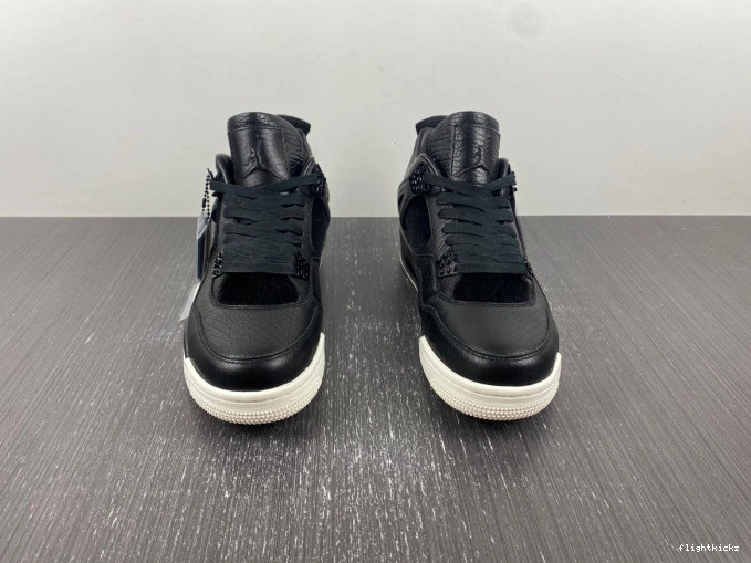 4 Pony Hair 819139-010 Retro Jordan Black 1003